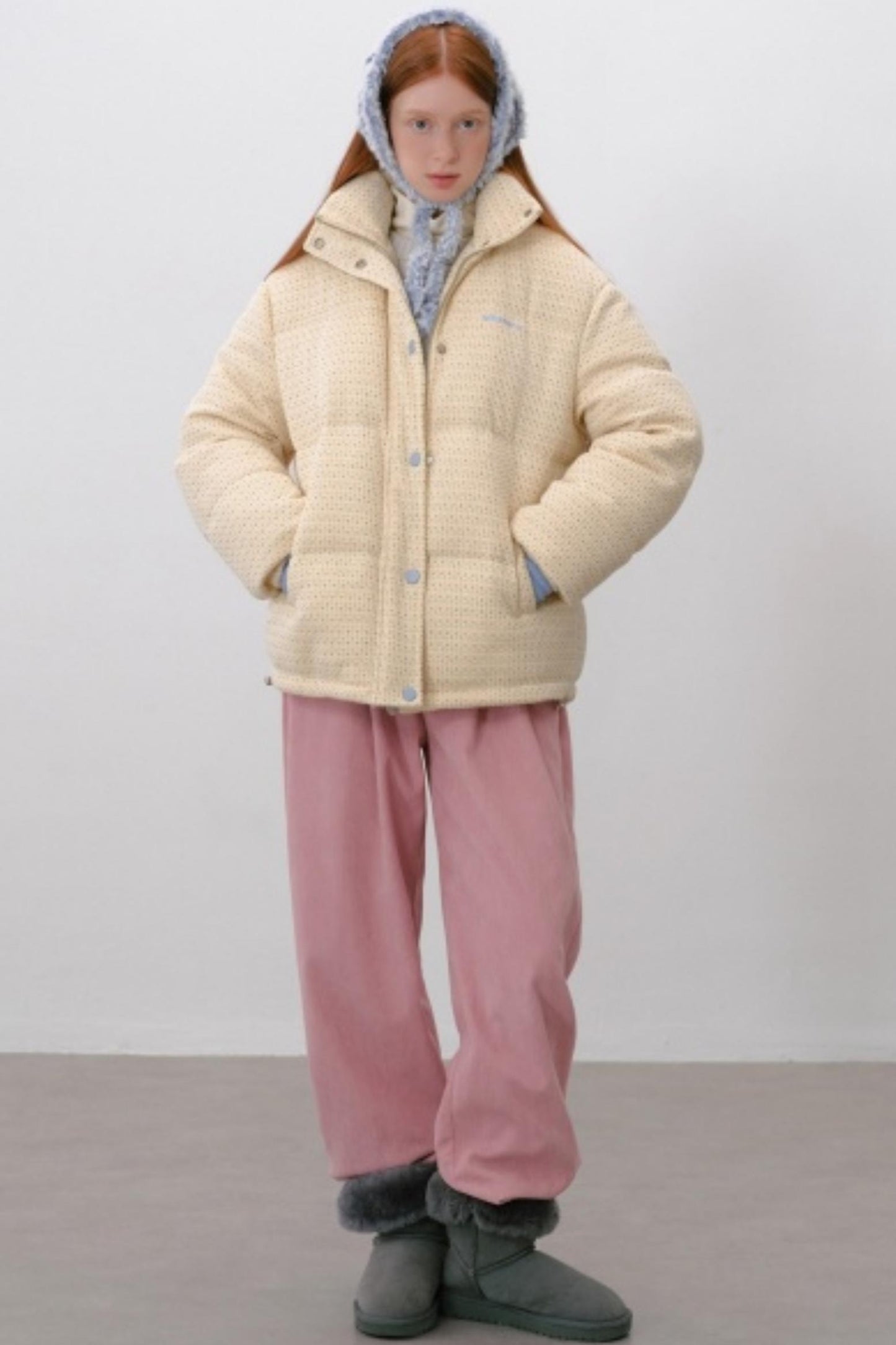 Woven Clouds Knitted Jacket