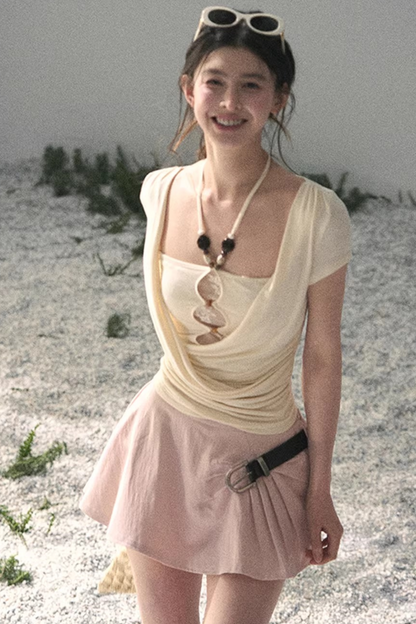 Warm Jade Halter Top