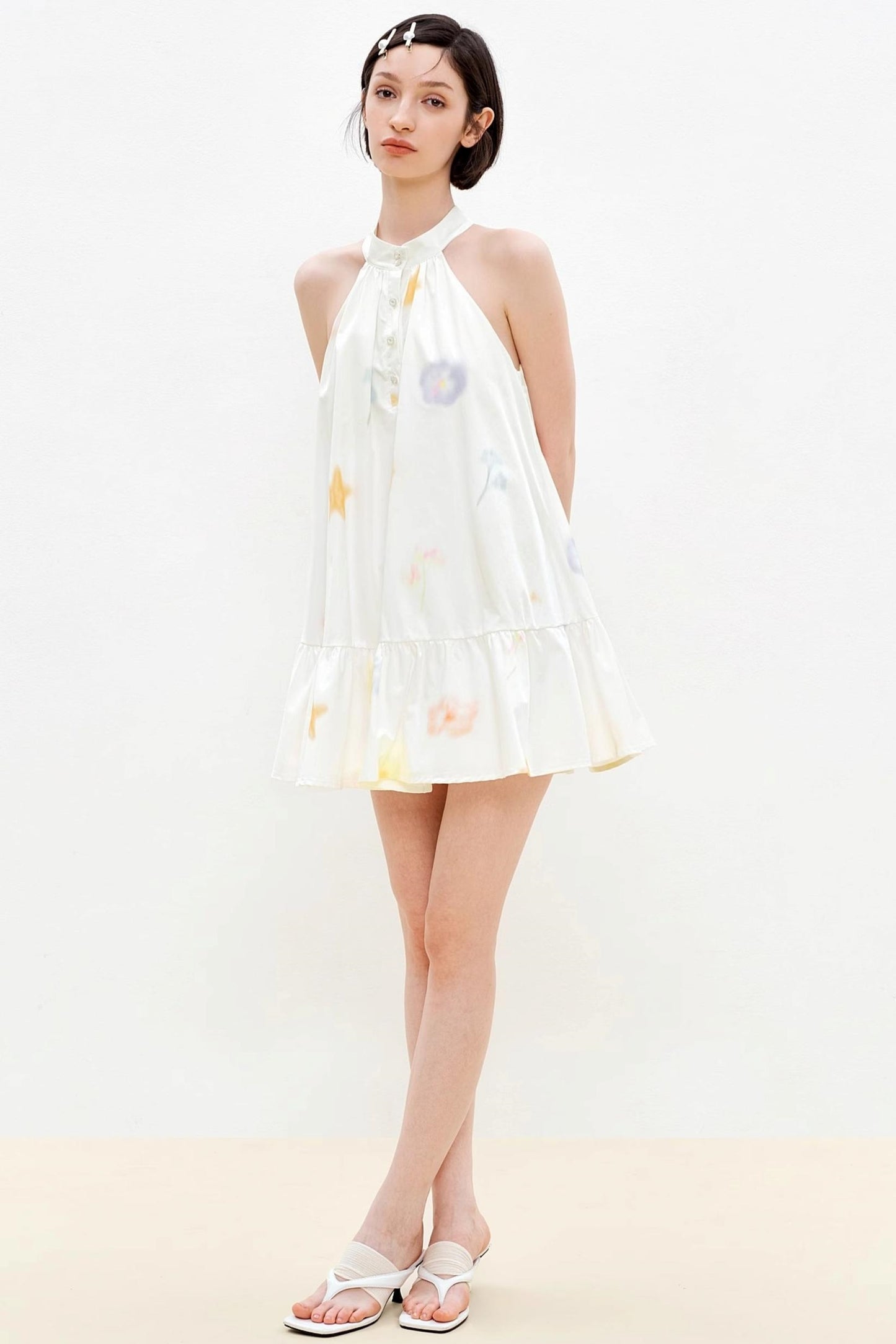 Summer White A-Line Dress