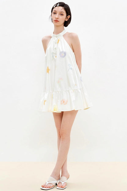 Summer White A-Line Dress