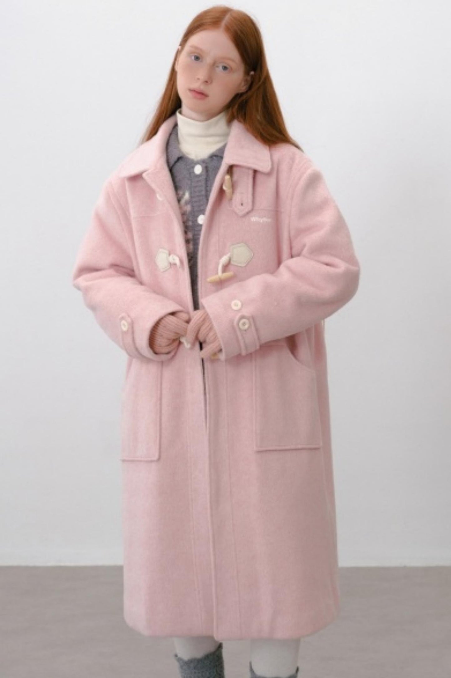 Strawberry Mousse Duffle Coat