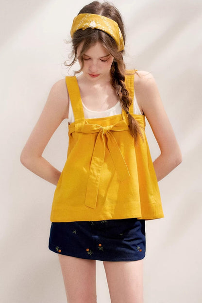 Romantic French Bow Tie Camisole