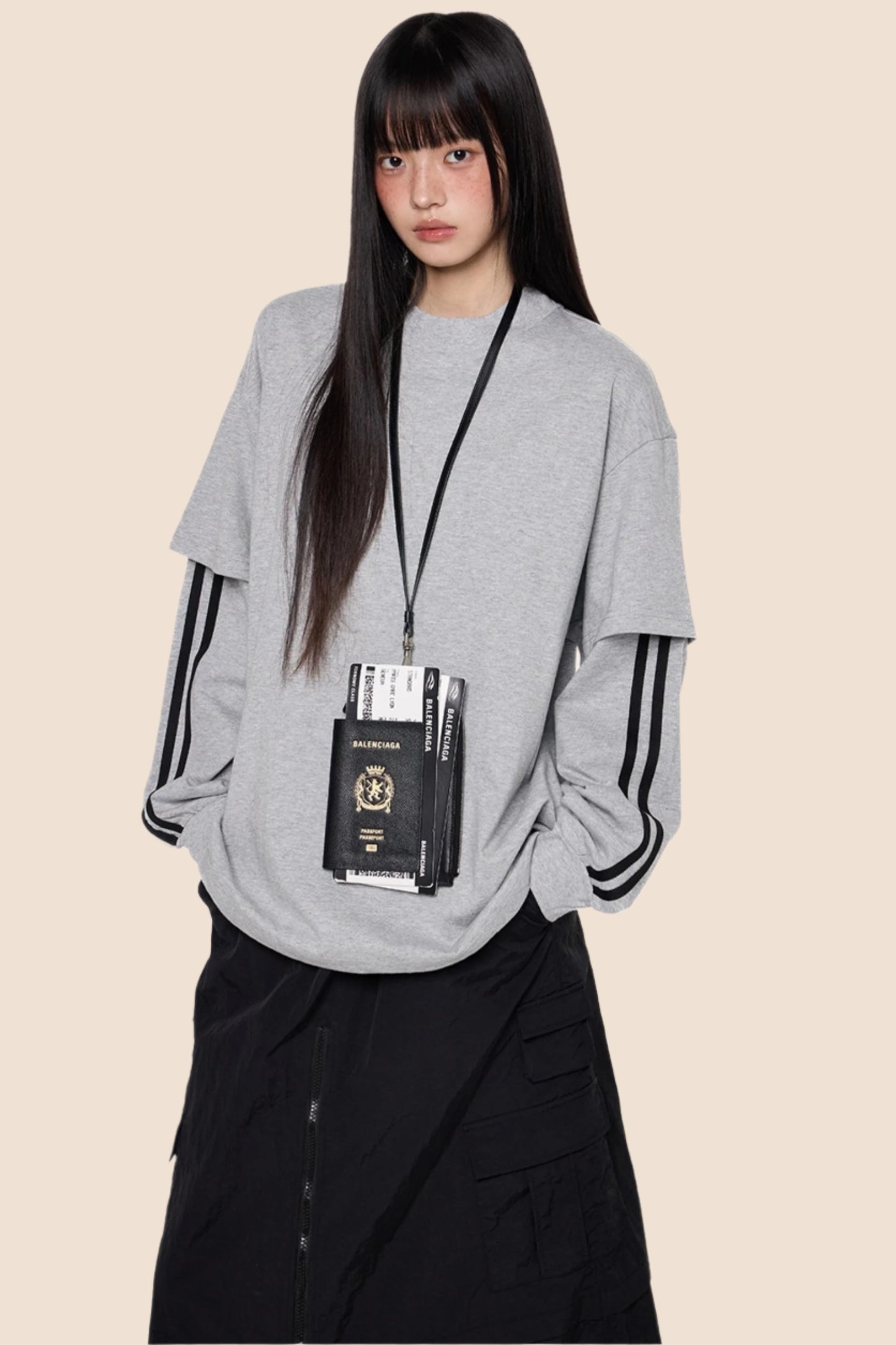 Stripe Long Sleeve Top