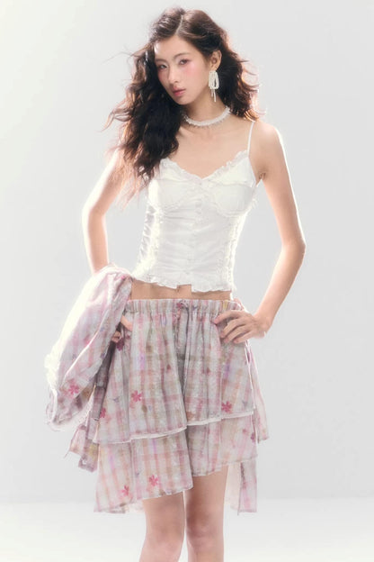 Okinawa Lace Cotton Camisole