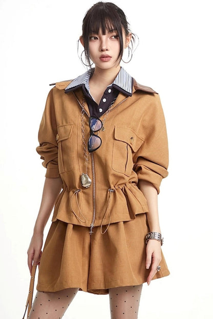 Autumn Style Trench Coat Set-Up