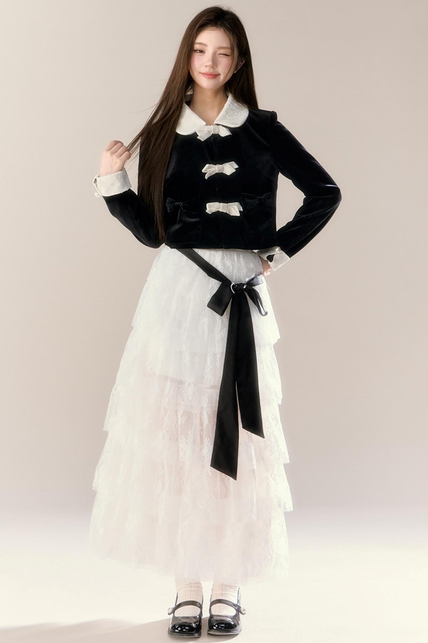 Blue Daisy Love Letter Pre-Fall Fashion Suit Set-Up