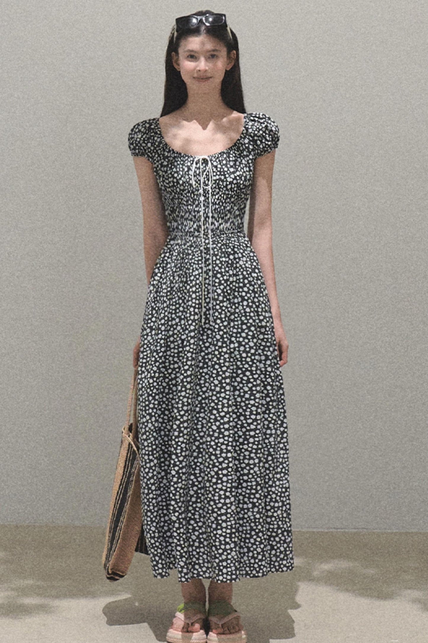 Blissful Tomato Leaf Dress