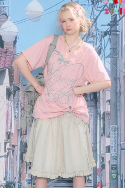 Star Falling V-Neck Top