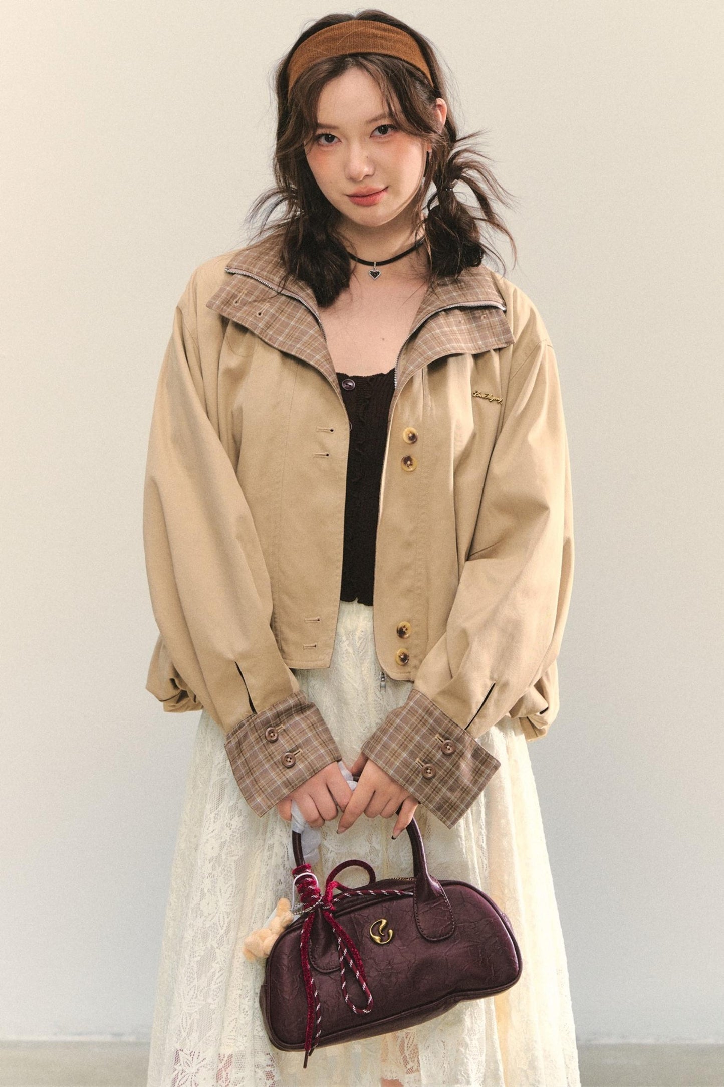 Patchwork Cocoon Jacket Set-Up