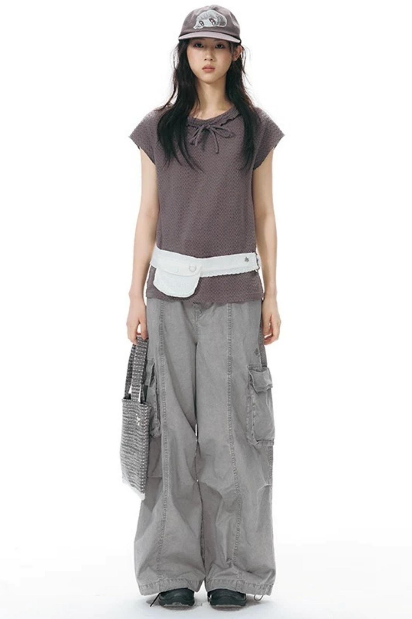 Vintage Embroidered Cargo Pants