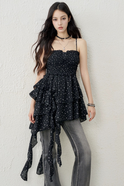 Irregular Floral Camisole