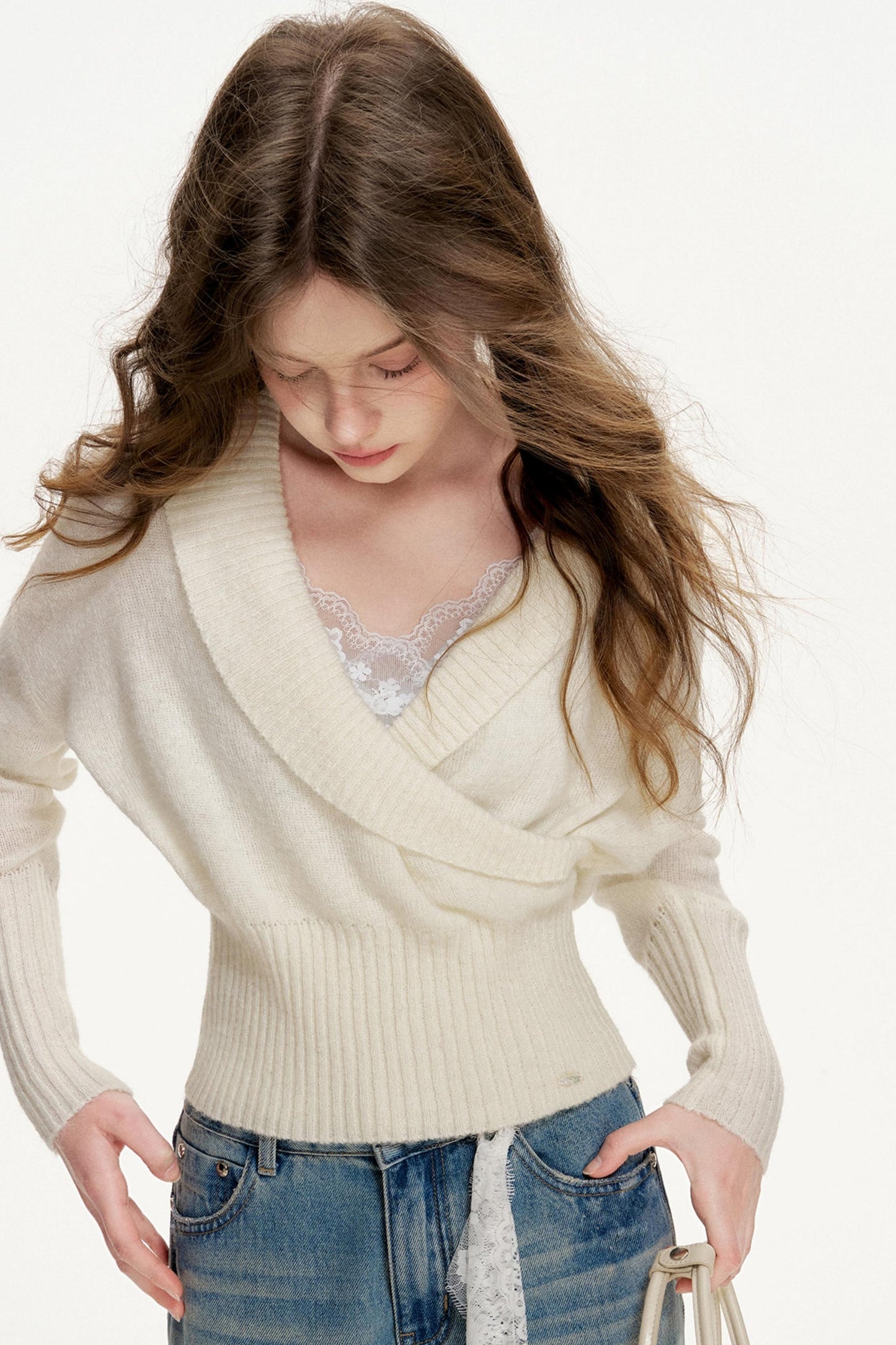 Romantic Encounter Wool Knit Sweater
