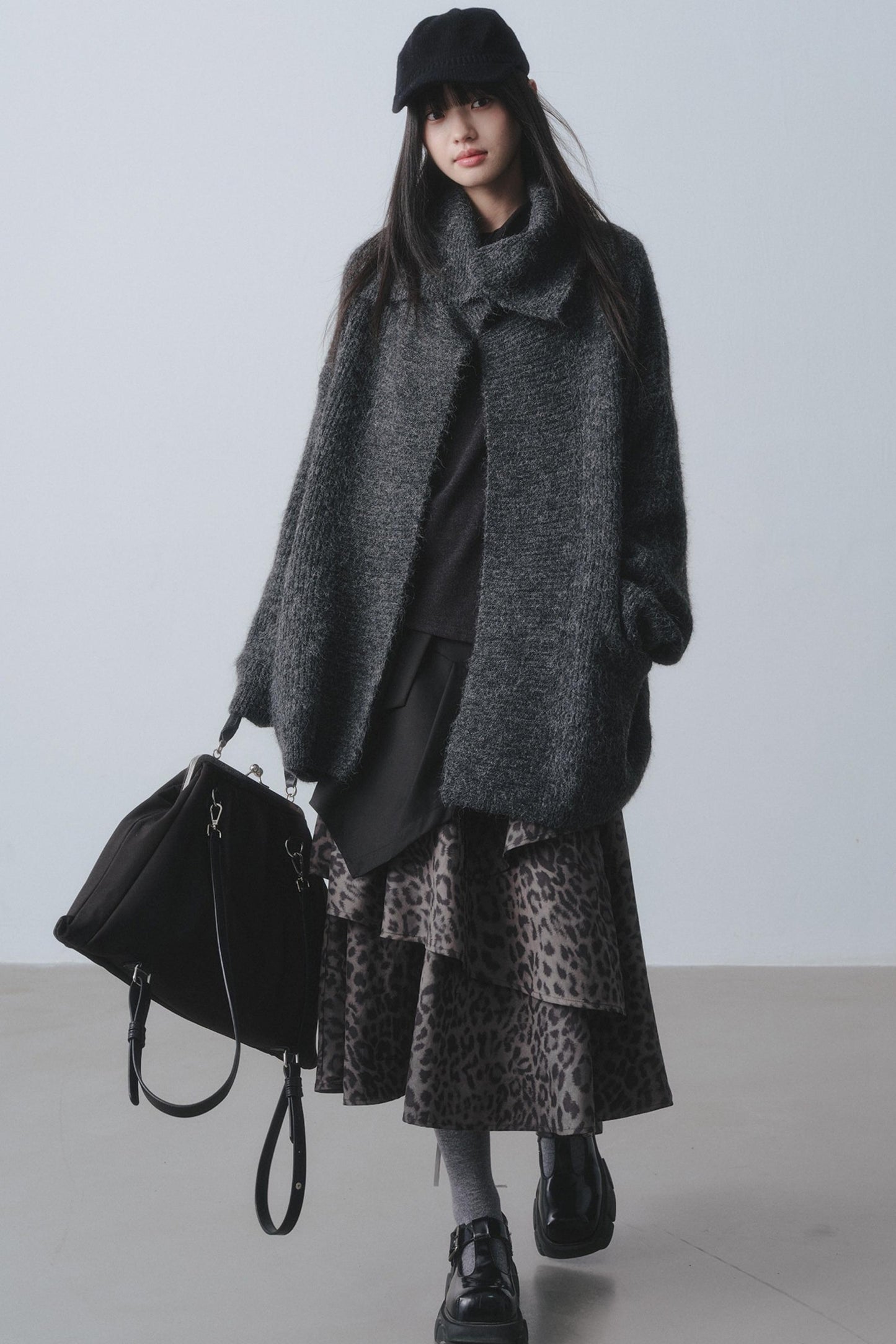 Winter Twilight Wool Cardigan