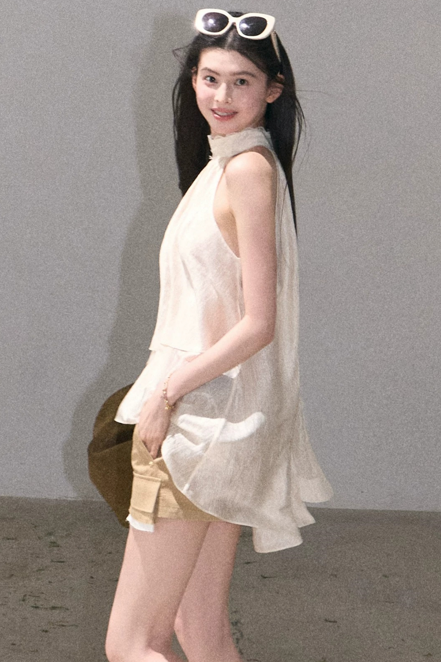 Gilet in pizzo dolce sole