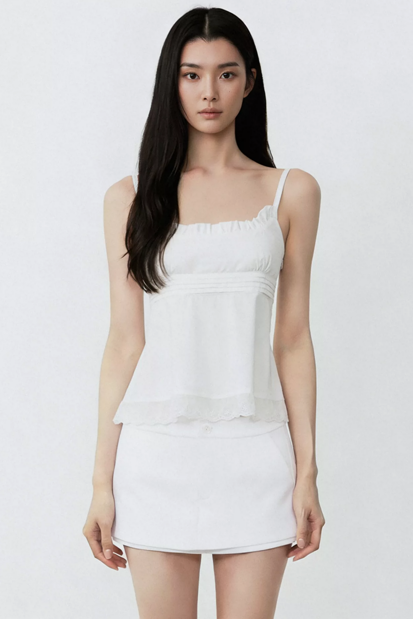French Lace Patchwork Camisole Top