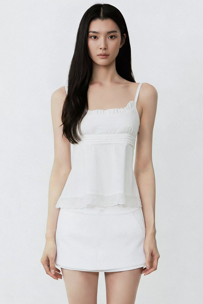 French Lace Patchwork Camisole Top