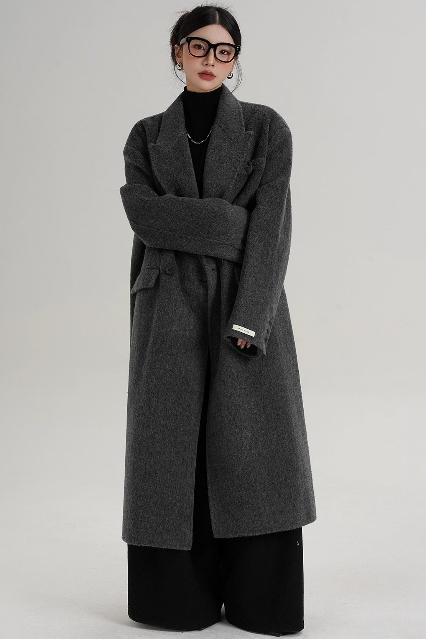 Elegant Long Wool Coat