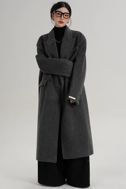Elegant Long Wool Coat