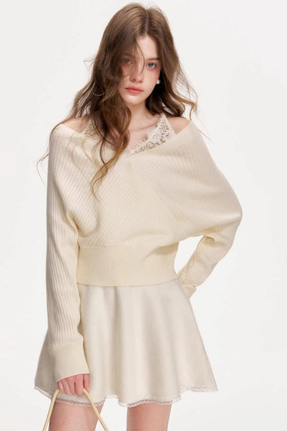 Romantic Lace Knit Top