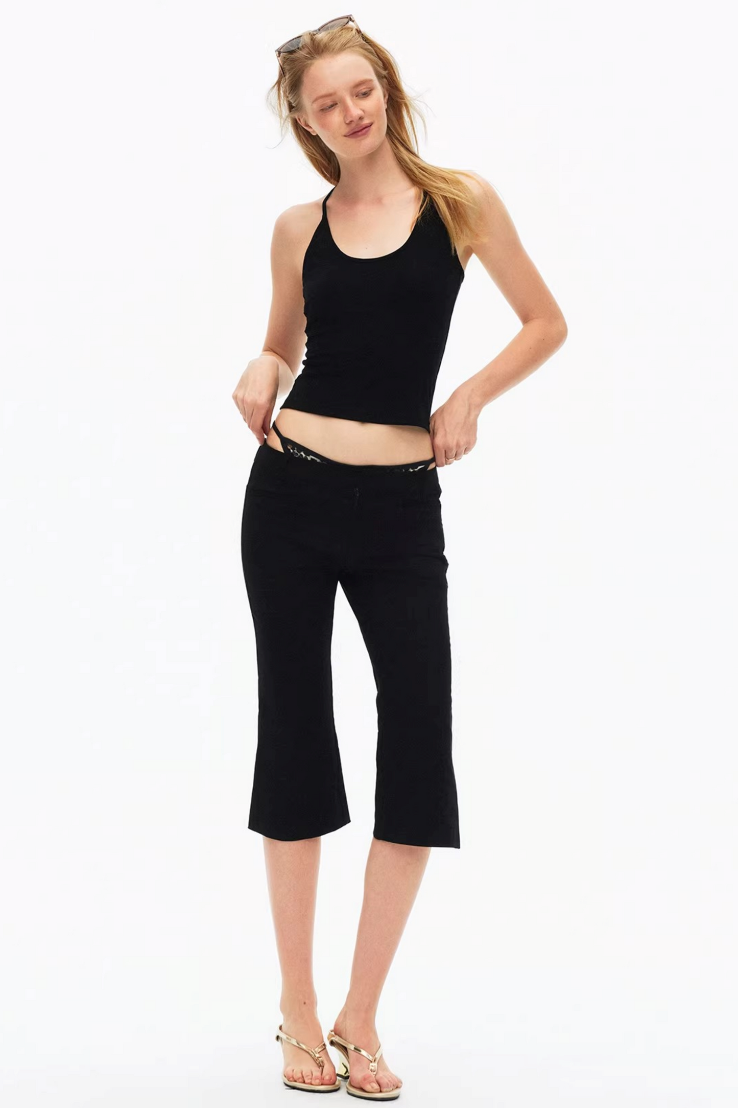 Slim-Fit Equestrian Pants