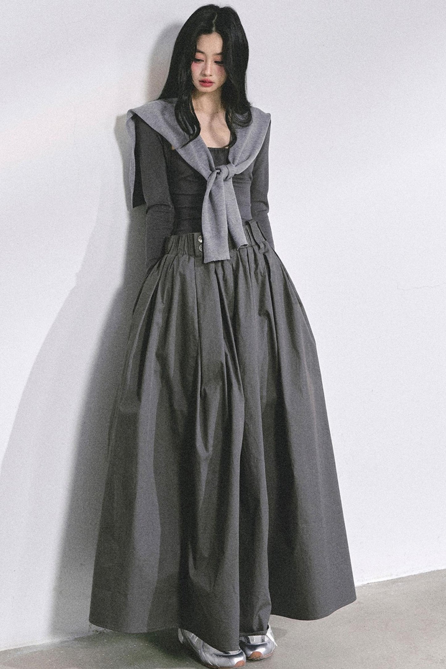 French Slimming Long Dress