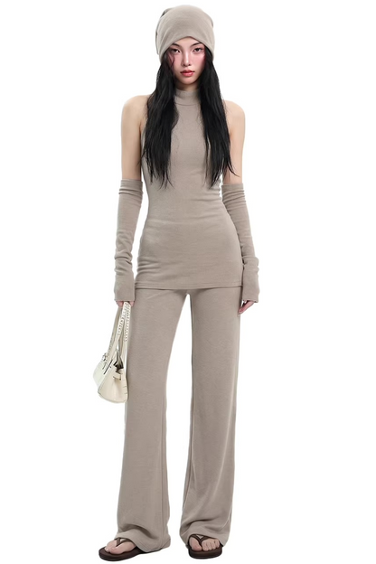 Spicy Off-Shoulder Top Pants Set-Up