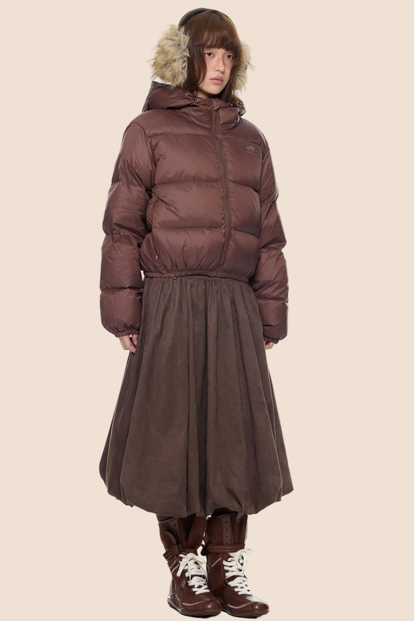 Winter Stand-Up Duck Down Jacket