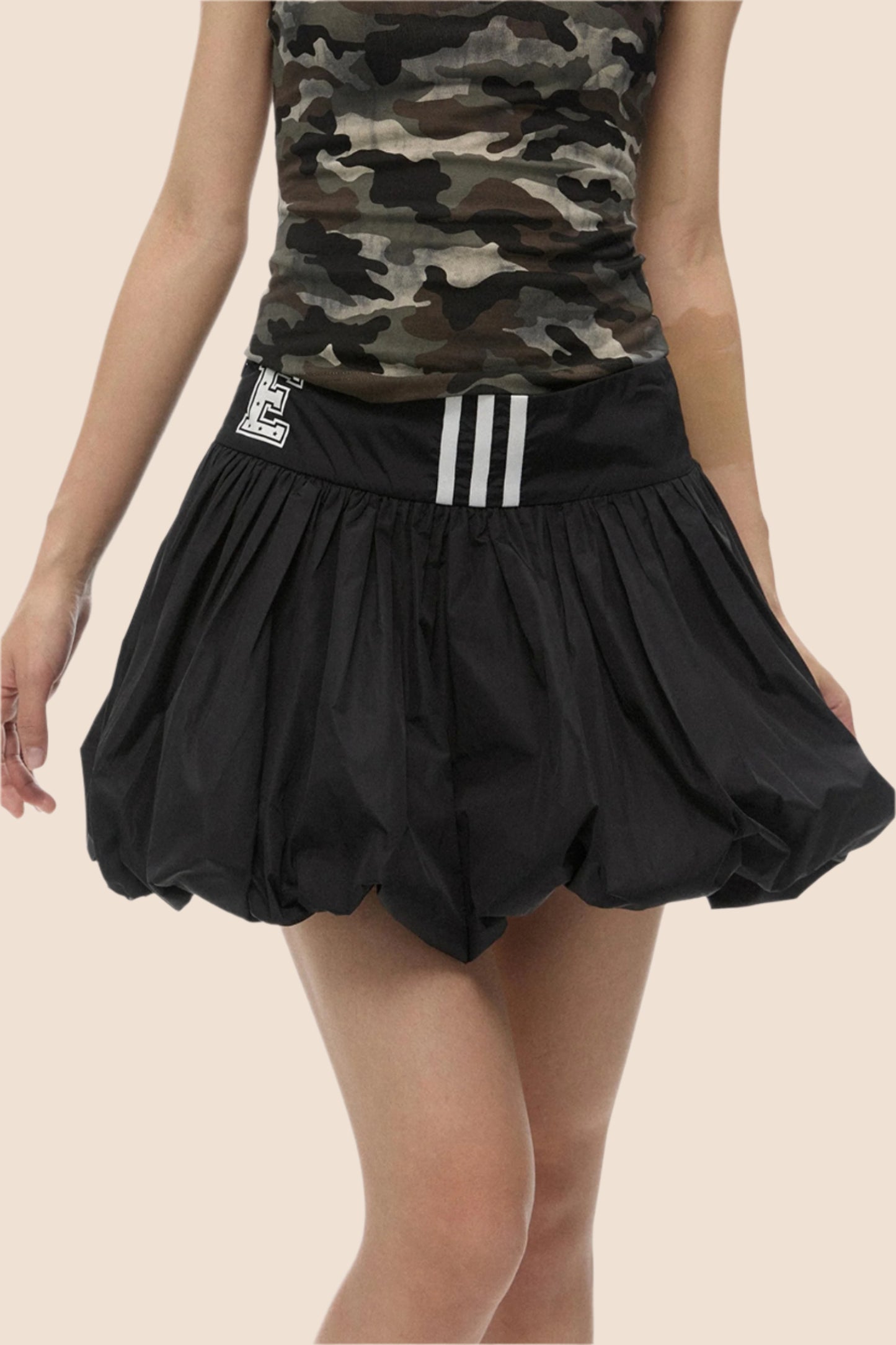 Black Fluffy Skirt