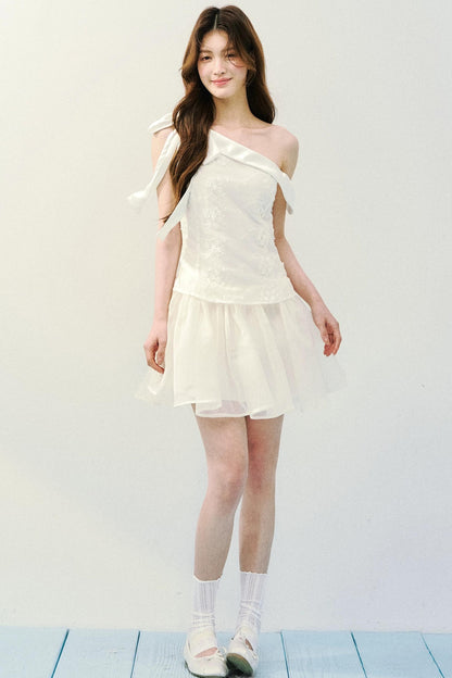 Satin Embroidery Princess Dress