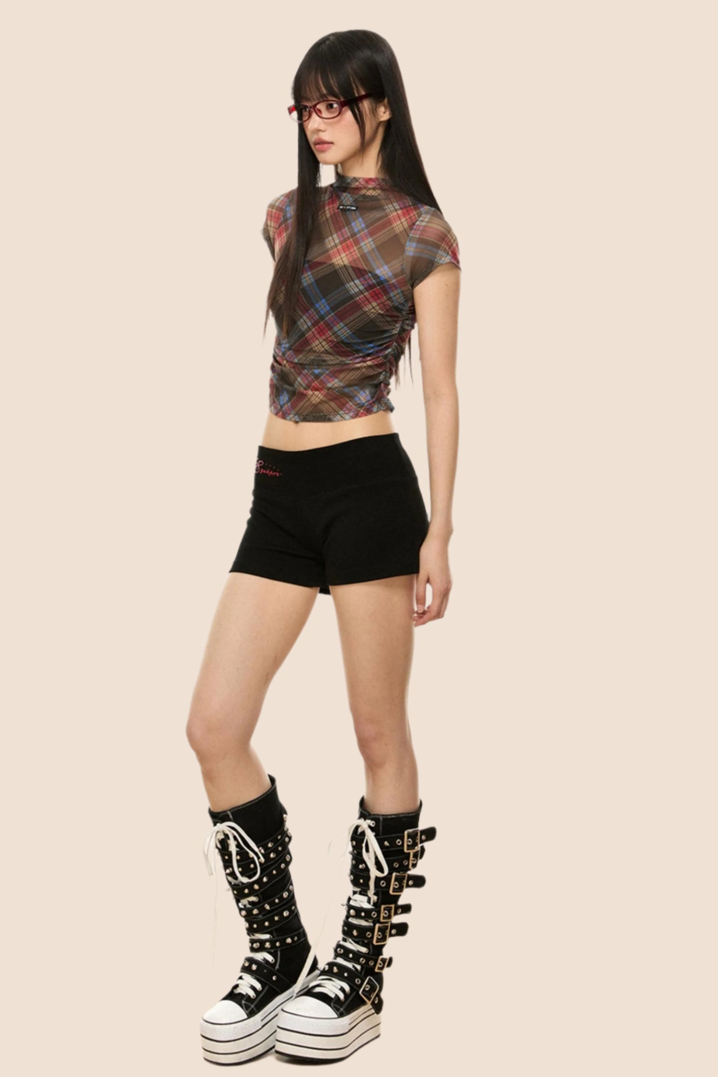Retro Plaid Summer T-Shirt