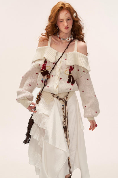 Long-Sleeved Knit Top