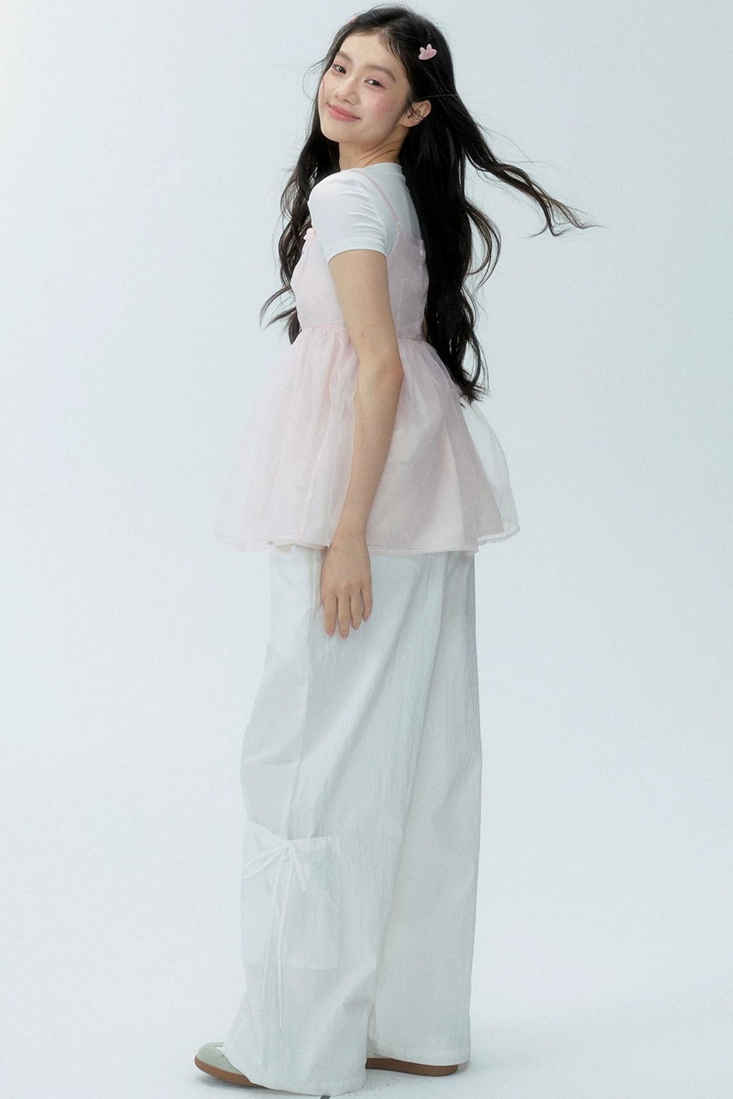 Organza Layered Overlay Dress Set-Up