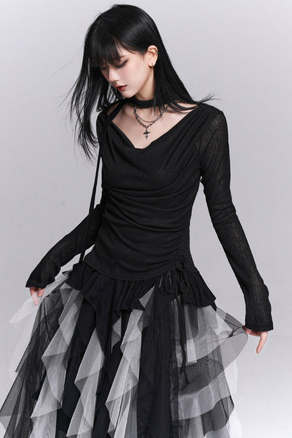 Ghost Ribbon Two-Piece Top