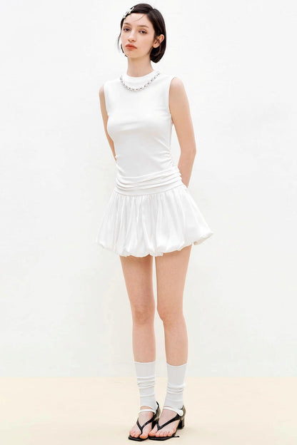 Summer Pearl White Dress