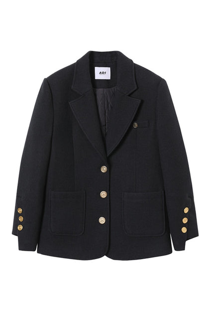 Woolen Blazer Retro Suit