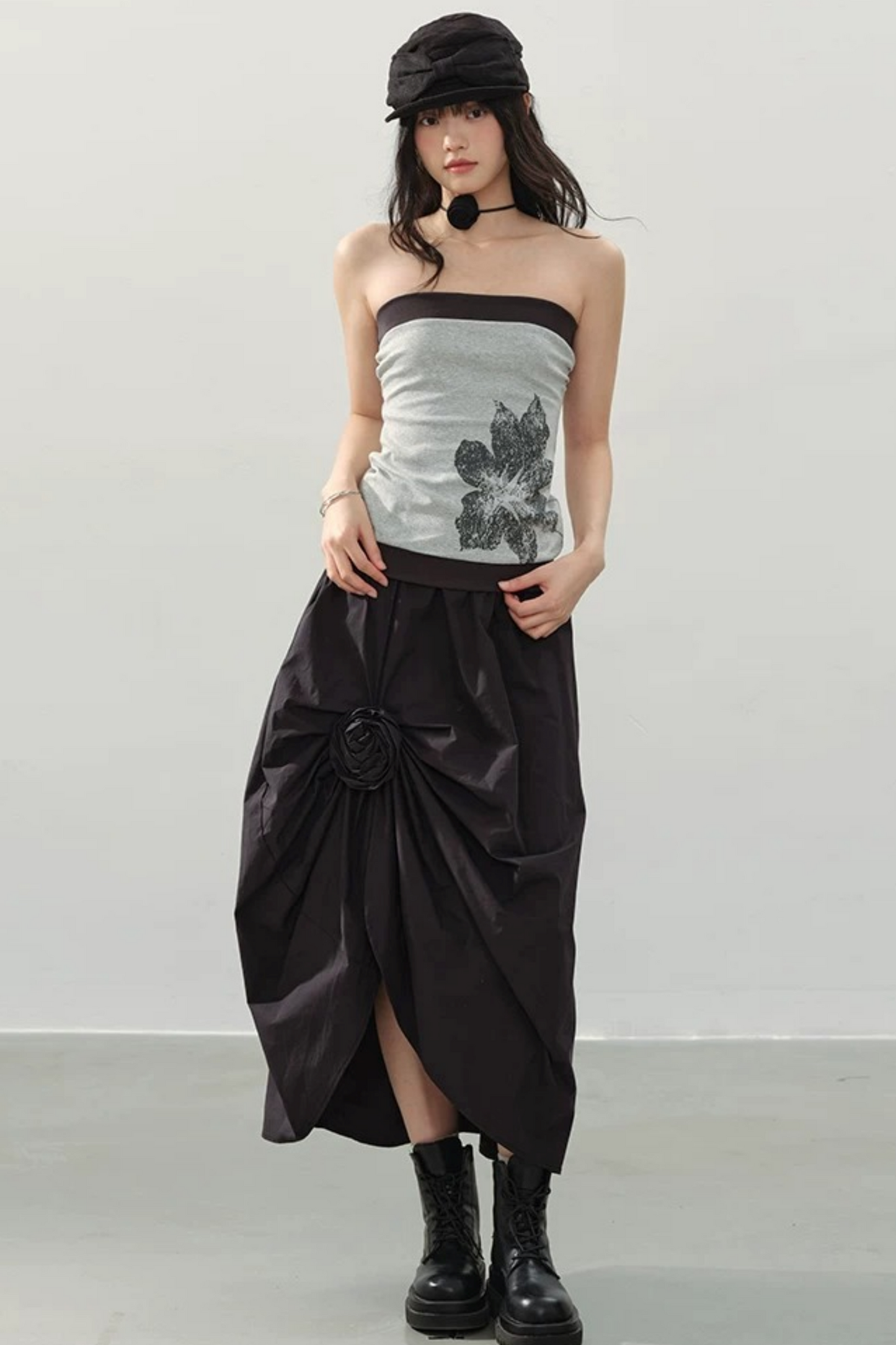 Retro Floral Tube Top