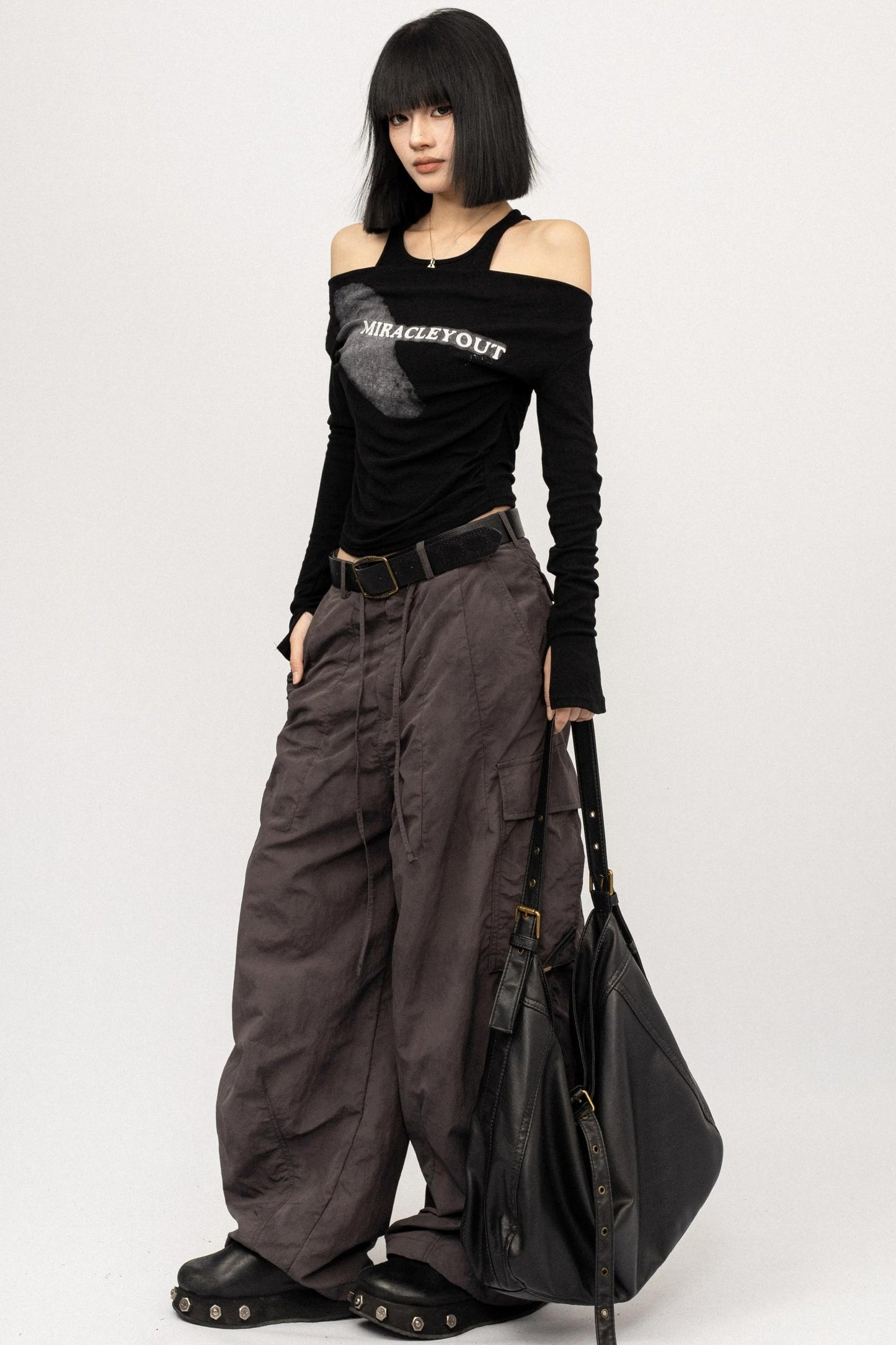 Vintage Spice Girl Black Long Sleeve T-Shirt