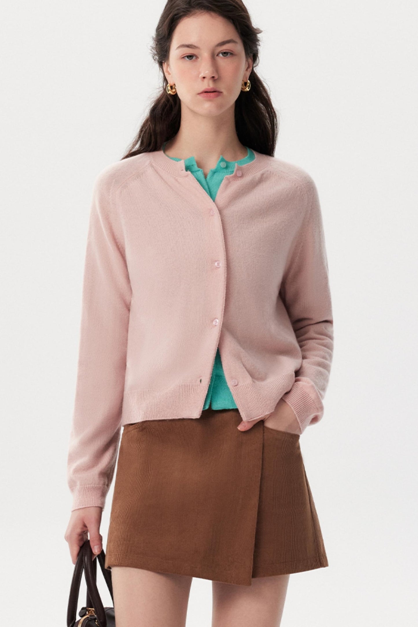 Simple Line Long Sleeve Cardigan