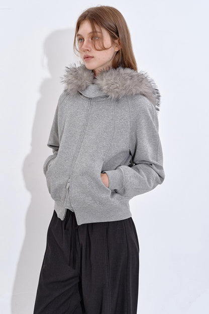 Windproof Fleece-Lined Hooded Jacket