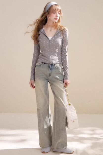 Fragmented Star River Jeans