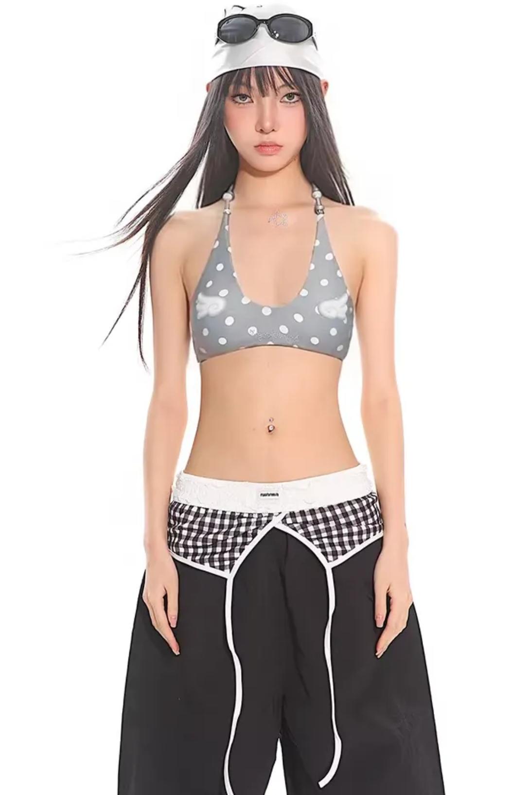 Polka Dot Halter Camisole