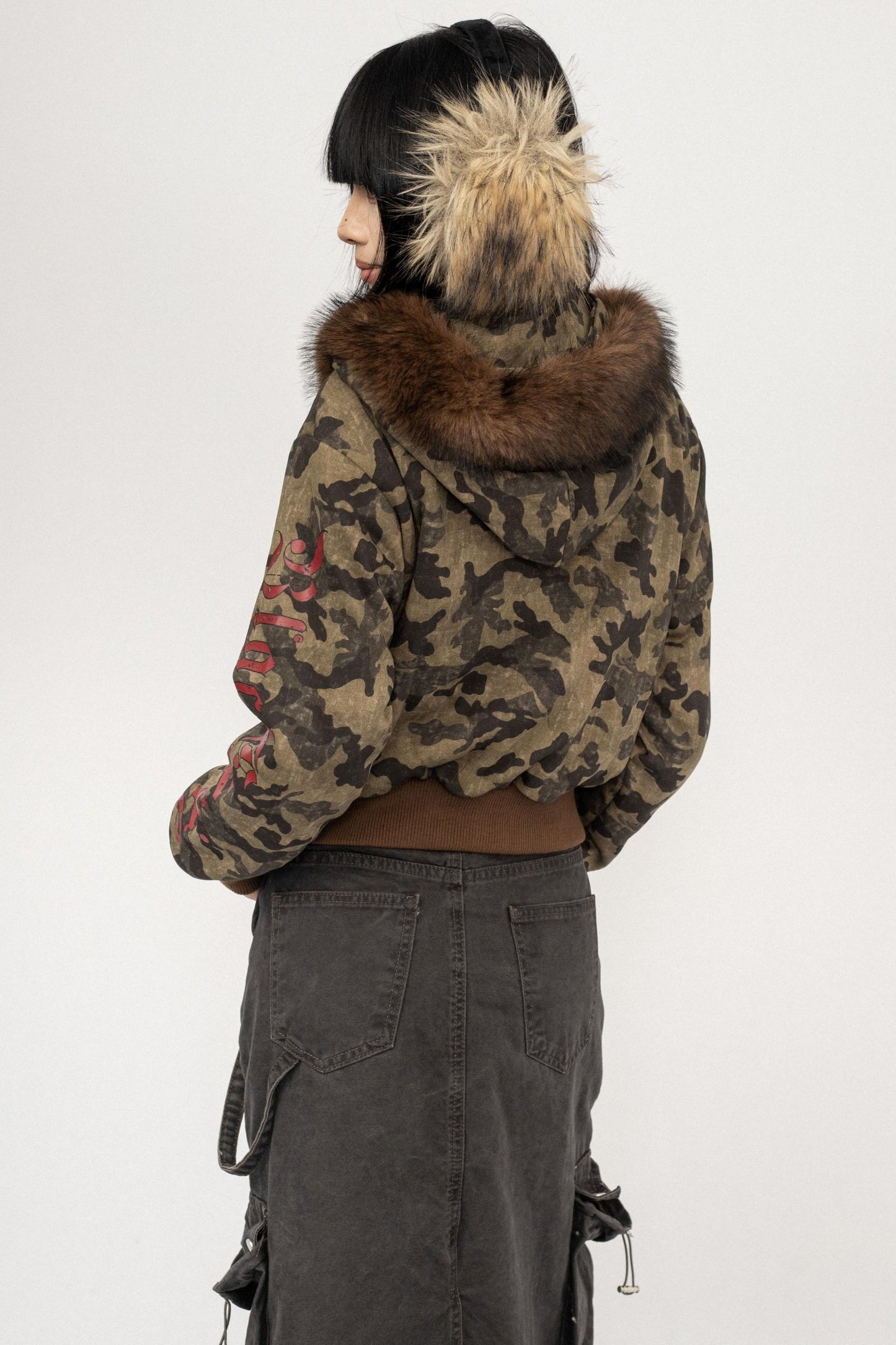 Vintage Camo Fleece Jacket