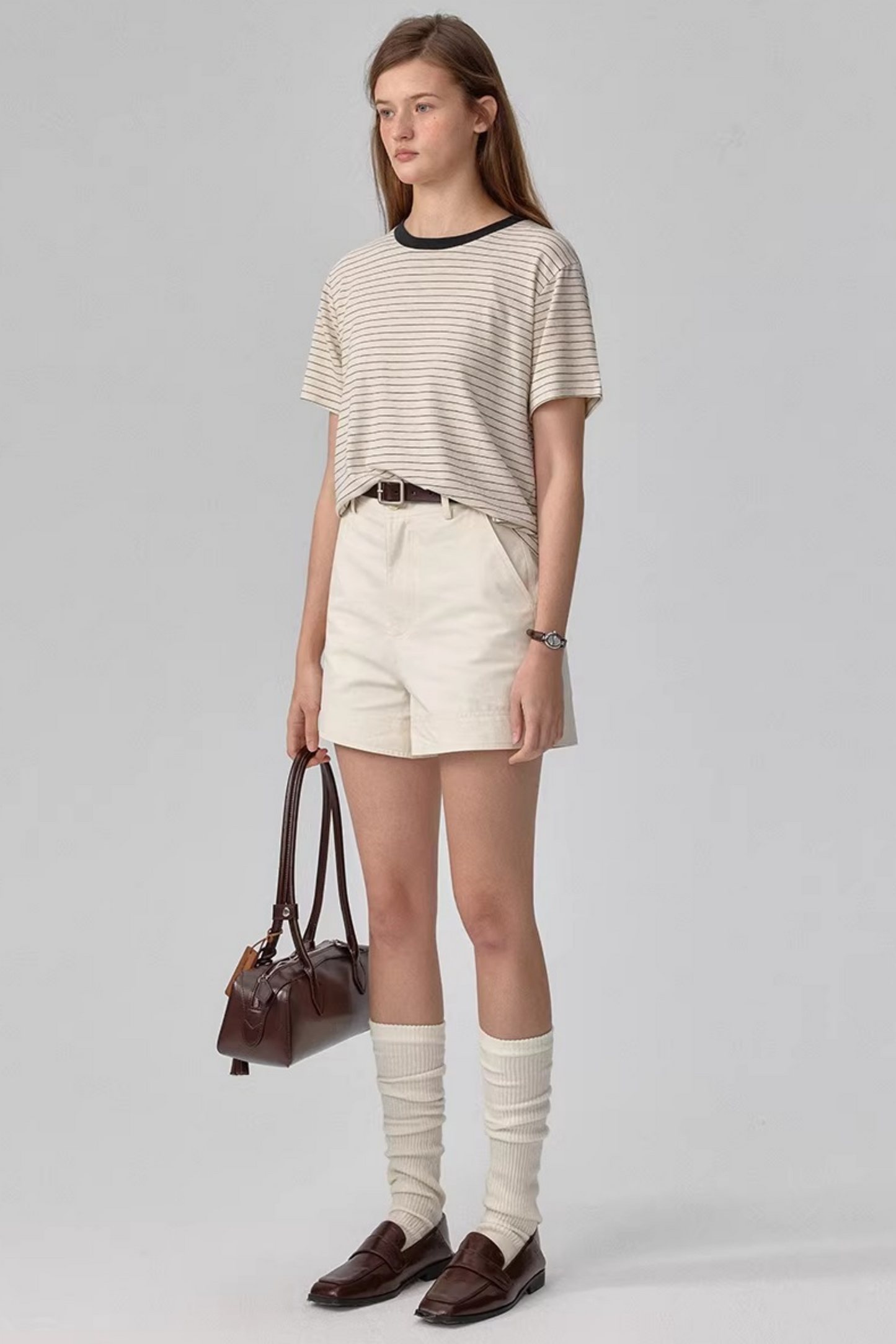 Tencel Linen Striped Top