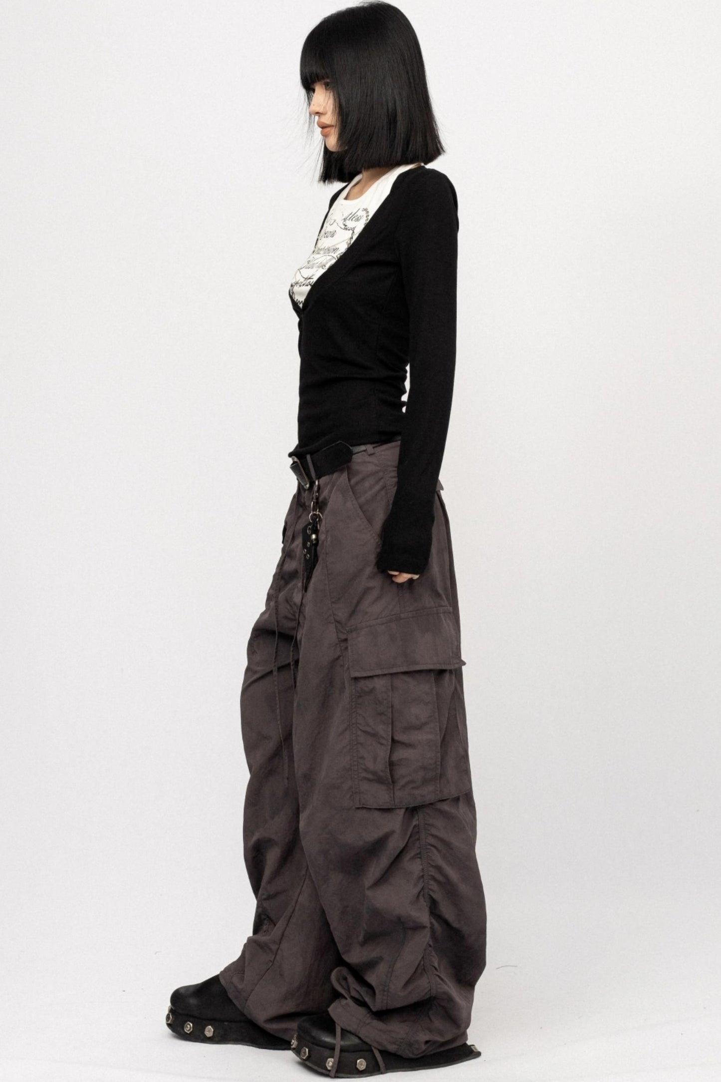 Autumn Black Slim Top