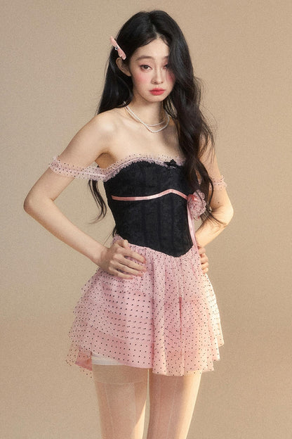 Slim Fit Cake Skirt Dress