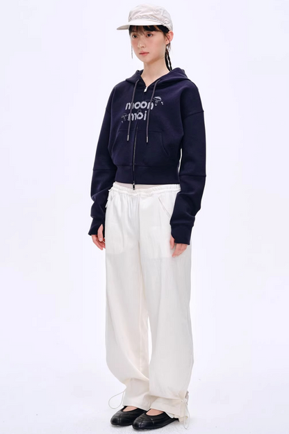 Lyocell Blend Color-Block Pants