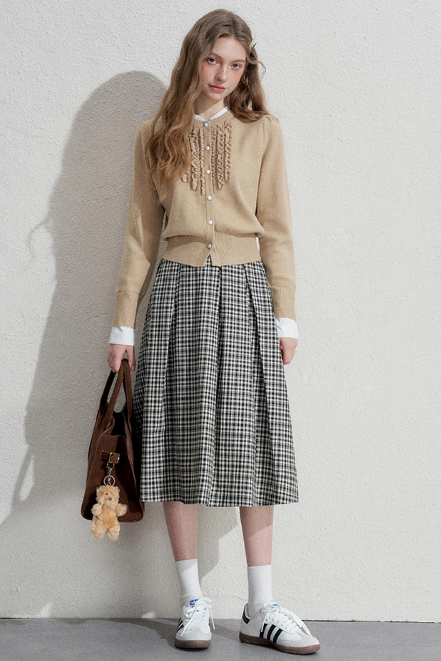 Fake Two Piece Knitted Cardigan