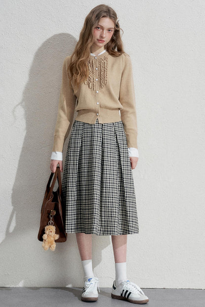 Fake Two Piece Knitted Cardigan