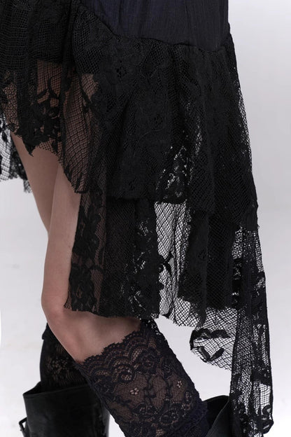 Summer Lace Halter Skirt