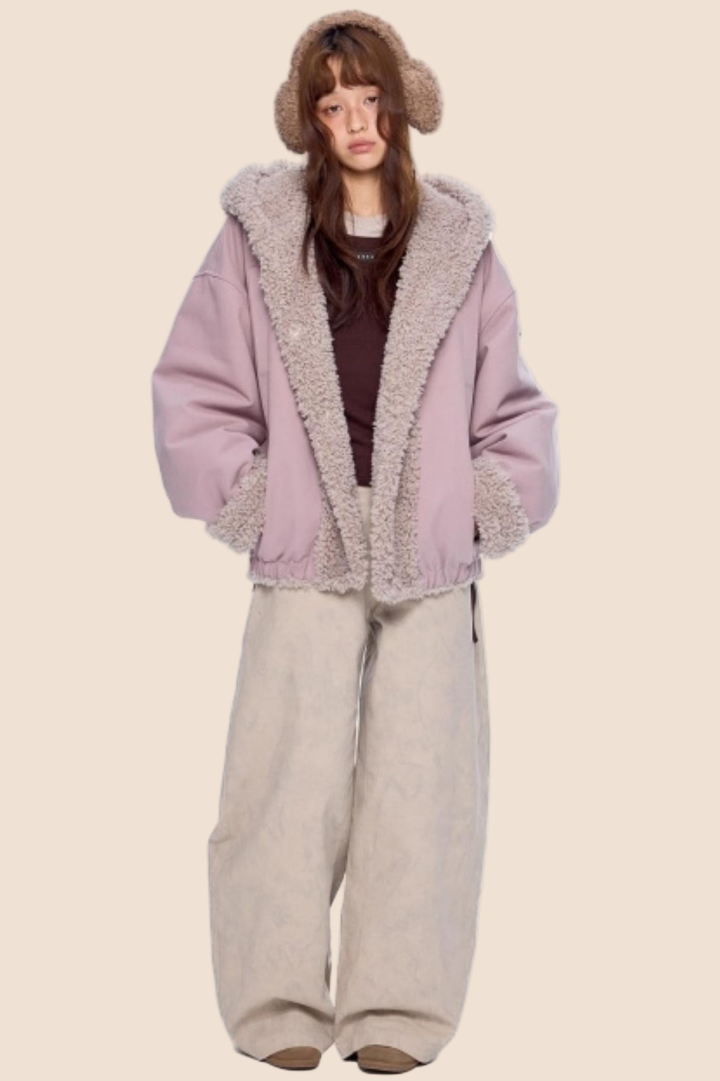 Retro Scimitar Wide-Leg Pants